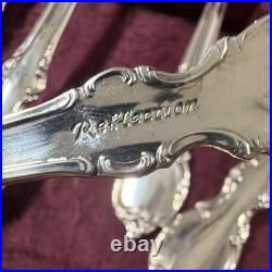47-Pc 1847 Rogers Bros REFLECTION Silverplate Flatware Set with Naken Chest 1959