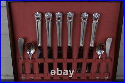 47 Pc Value $660 ETERNALLY YOURS 1941 Silver Plate Set 1847 Rogers Bros w Chest