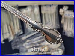 47 Pc Vtg Silver Plate Flatware Set IS Rogers Bros. Reflection 8 Place Settings