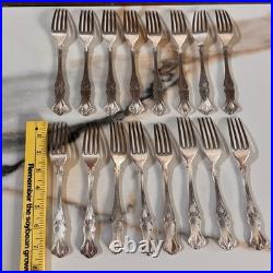 47 Pcs 1847 Rogers Bros VINTAGE Grape Vine Silverware