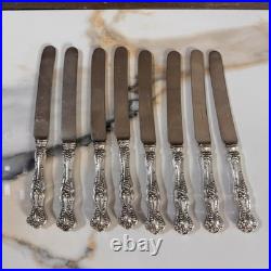 47 Pcs 1847 Rogers Bros VINTAGE Grape Vine Silverware 47 Pcs 1847 Rogers Bros VINTAGE Grape Vine Silverware