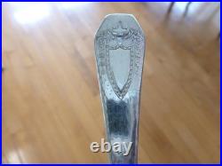 47 Piece 1847 Rogers Rockford AMERICAN BEAUTY ROSE Silverplate Flatware Set