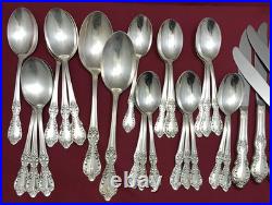 48Pc GRAND ELEGANCE Silverplated SERVICE FOR 6 + EXTRAS & SERVING Pcs Rogers
