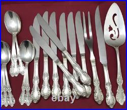 48Pc GRAND ELEGANCE Silverplated SERVICE FOR 6 + EXTRAS & SERVING Pcs Rogers