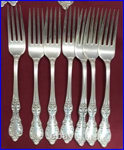 48Pc GRAND ELEGANCE Silverplated SERVICE FOR 6 + EXTRAS & SERVING Pcs Rogers