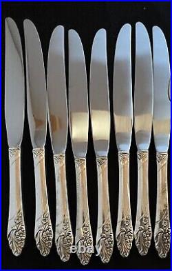 48 piece Oneida Community Silverplate Evening Star Flatware Silverware Set