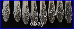 48 piece Oneida Community Silverplate Evening Star Flatware Silverware Set