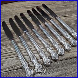 49 Piece WM Rogers Extra Plate Flatware Knives Spoons Forks Vtg Naken's Chest 49 Piece WM Rogers Extra Plate Flatware Knives Spoons Forks Vtg Naken's Chest
