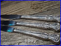 49 Piece WM Rogers Extra Plate Flatware Knives Spoons Forks Vtg Naken's Chest 49 Piece WM Rogers Extra Plate Flatware Knives Spoons Forks Vtg Naken's Chest