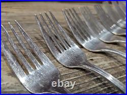 49 Piece WM Rogers Extra Plate Flatware Knives Spoons Forks Vtg Naken's Chest 49 Piece WM Rogers Extra Plate Flatware Knives Spoons Forks Vtg Naken's Chest