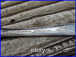 49 Piece WM Rogers Extra Plate Flatware Knives Spoons Forks Vtg Naken's Chest 49 Piece WM Rogers Extra Plate Flatware Knives Spoons Forks Vtg Naken's Chest