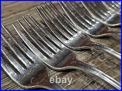 49 Piece WM Rogers Extra Plate Flatware Knives Spoons Forks Vtg Naken's Chest 49 Piece WM Rogers Extra Plate Flatware Knives Spoons Forks Vtg Naken's Chest