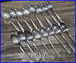 49 Piece WM Rogers Extra Plate Flatware Knives Spoons Forks Vtg Naken's Chest 49 Piece WM Rogers Extra Plate Flatware Knives Spoons Forks Vtg Naken's Chest