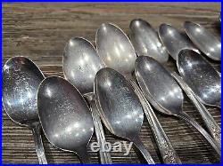 49 Piece WM Rogers Extra Plate Flatware Knives Spoons Forks Vtg Naken's Chest 49 Piece WM Rogers Extra Plate Flatware Knives Spoons Forks Vtg Naken's Chest