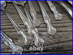 49 Piece WM Rogers Extra Plate Flatware Knives Spoons Forks Vtg Naken's Chest 49 Piece WM Rogers Extra Plate Flatware Knives Spoons Forks Vtg Naken's Chest