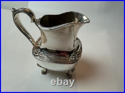 4pc Daffodil Pattern 1847 Rogers Bros Silver Plate Tea & Coffee Service Set 4pc Daffodil Pattern 1847 Rogers Bros Silver Plate Tea & Coffee Service Set