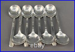 50Pc Oneida CAPRI Silverplate 1881 Wm A Rogers Art Deco Flatware Set Svc For 8