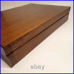 50 PC Wm. Rogers Mfg Co AA Jubilee Silverplate I. S. Flatware Set Vtg withCase