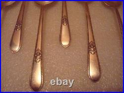 50 pc1847 Rogers Brothers ADORATION IS Silver plate Flatware Silverware