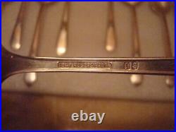 50 pc1847 Rogers Brothers ADORATION IS Silver plate Flatware Silverware