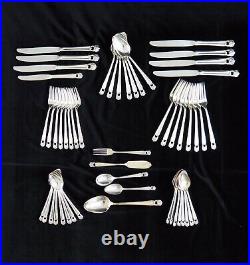 52 Pc ETERNALLY YOURS 1847 Rogers Bros IS Silverplate Flatware Set for 8. /c