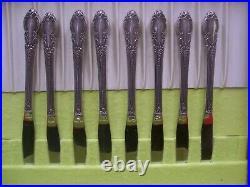 52-Piece 1881 Rogers Oneida Enchantment Silver Plate Flatware Set withBox BS21036