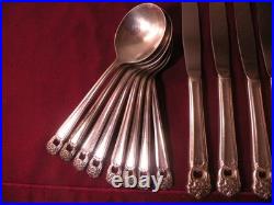 52 Pieces International Silver Eternally Yours Silverplate 1941 Rogers Flatware