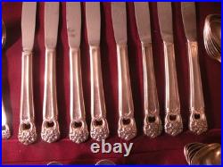 52 Pieces International Silver Eternally Yours Silverplate 1941 Rogers Flatware