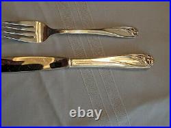 52 pc. Daffodil Silverplate Flatware set by 1847 Rogers Bros
