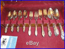 52-piece Rogers Brothers First Love silverplated flatware set
