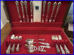 52 piece Vintage 1847 Rogers Bros IS Flatware HERITAGE In Box Service for 8