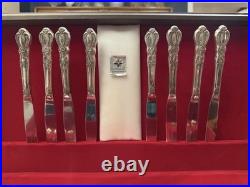 52 piece Vintage 1847 Rogers Bros IS Flatware HERITAGE In Box Service for 8