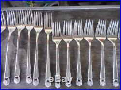 54 Piece Grille Lot 1847 Rogers Bros Eternally Yours w Small Carving Set