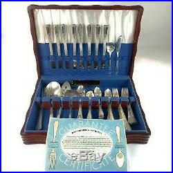 54 pc Wm Rogers Sectional Silverplate Flatware Set International Silver Imperial
