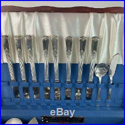 54 pc Wm Rogers Sectional Silverplate Flatware Set International Silver Imperial