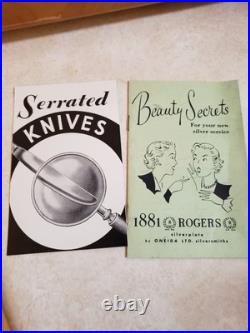 54pc Rogers Bros. 1881 Silver Plated Flatware Set WithBox