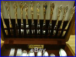 56 Piece Old South 1949 By Wm. A. Rogers Flatware Set Service For 12