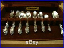 56 Piece Old South 1949 By Wm. A. Rogers Flatware Set Service For 12