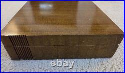 57 PC Lot 1847 Rogers Bros IT Lovelace Silver Plate Flatware & Storage Chest