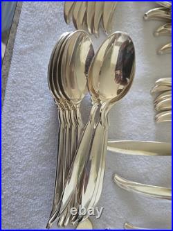 57 Piece 1847 Rogers FLAIR International Silver plate Flatware Set