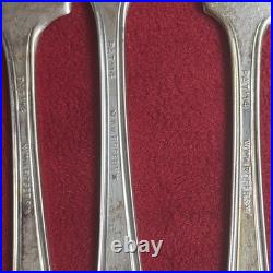 5.75 Silver Plate Antique Rogers Butter Knife Set of 11 Gorgeous Pieces