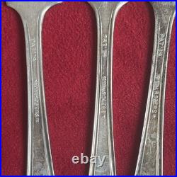 5.75 Silver Plate Antique Rogers Butter Knife Set of 11 Gorgeous Pieces