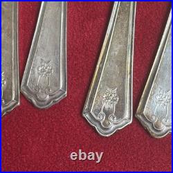 5.75 Silver Plate Antique Rogers Butter Knife Set of 11 Gorgeous Pieces