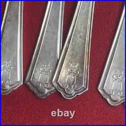 5.75 Silver Plate Antique Rogers Butter Knife Set of 11 Gorgeous Pieces
