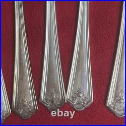 5.75 Silver Plate Antique Rogers Butter Knife Set of 11 Gorgeous Pieces