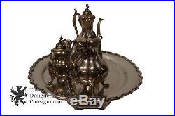 5 Piece 1883 FB Rogers Co Silver Plate Tea & Coffee Serving Set
