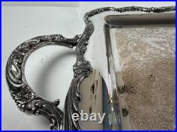 5 pc Daffodil Pattern 1847 Rogers Bros Silver Plate Tea & Coffee Service Set