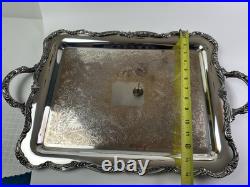 5 pc Daffodil Pattern 1847 Rogers Bros Silver Plate Tea & Coffee Service Set
