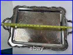 5 pc Daffodil Pattern 1847 Rogers Bros Silver Plate Tea & Coffee Service Set