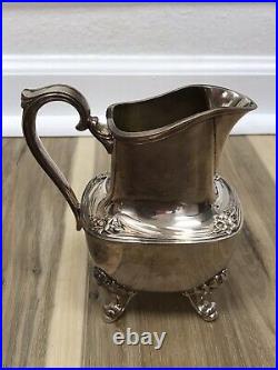 5pc Daffodil Pattern 1847 Rogers Bros Silver Plate Tea & Coffee Service Set